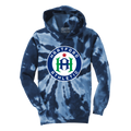 Hartford Athletic Youth Signature Crest Tie-Dye Hoodie Navy
