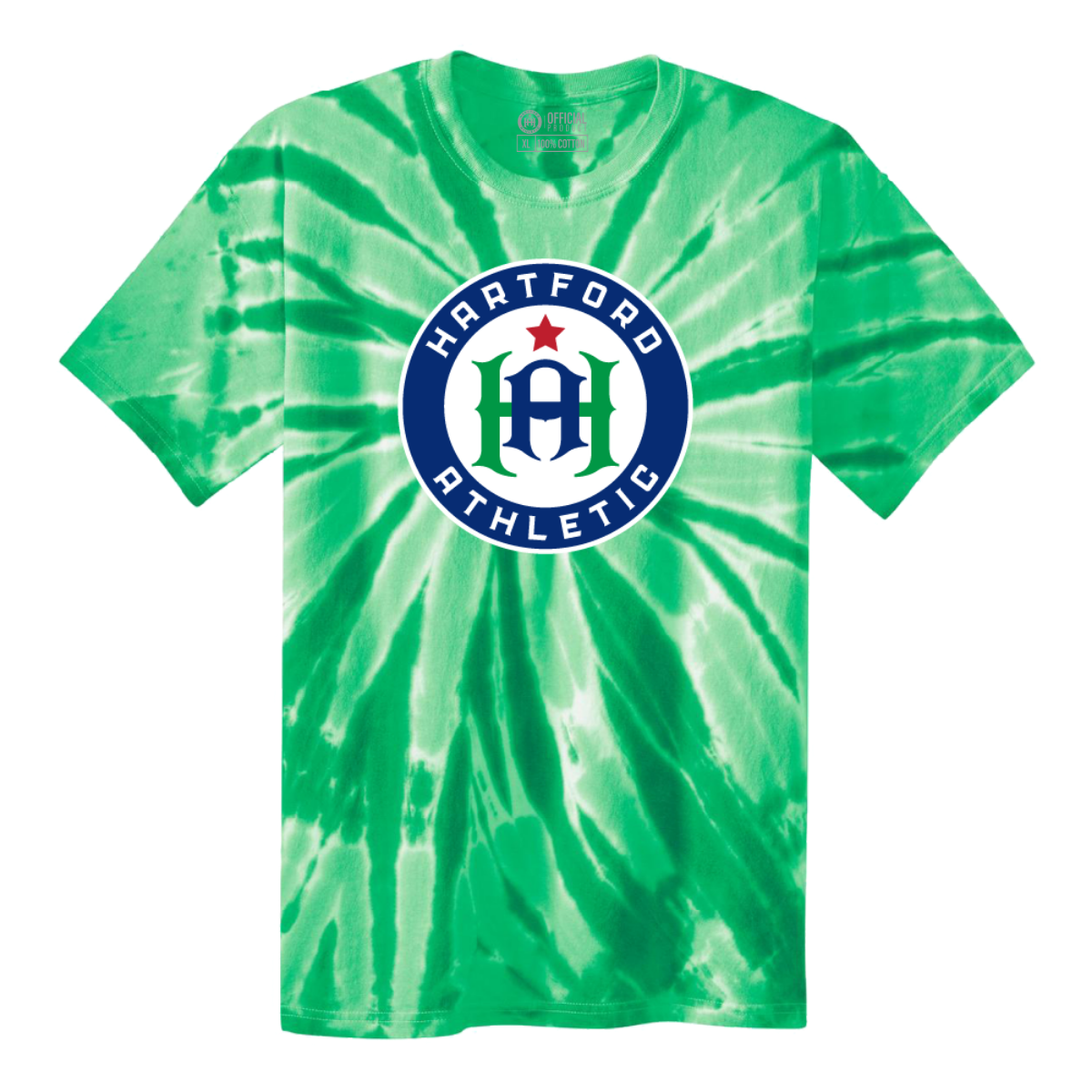 Hartford Athletic Youth Signature Crest Tie-Dye T-Shirt Kelly