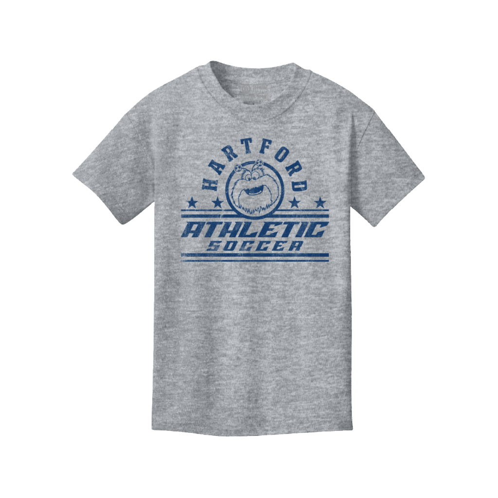 Hartford Athletic Youth Throwback Dillon T-Shirt Athletic Heather