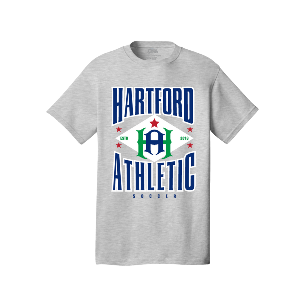 Stars and Crest T-Shirt Ash