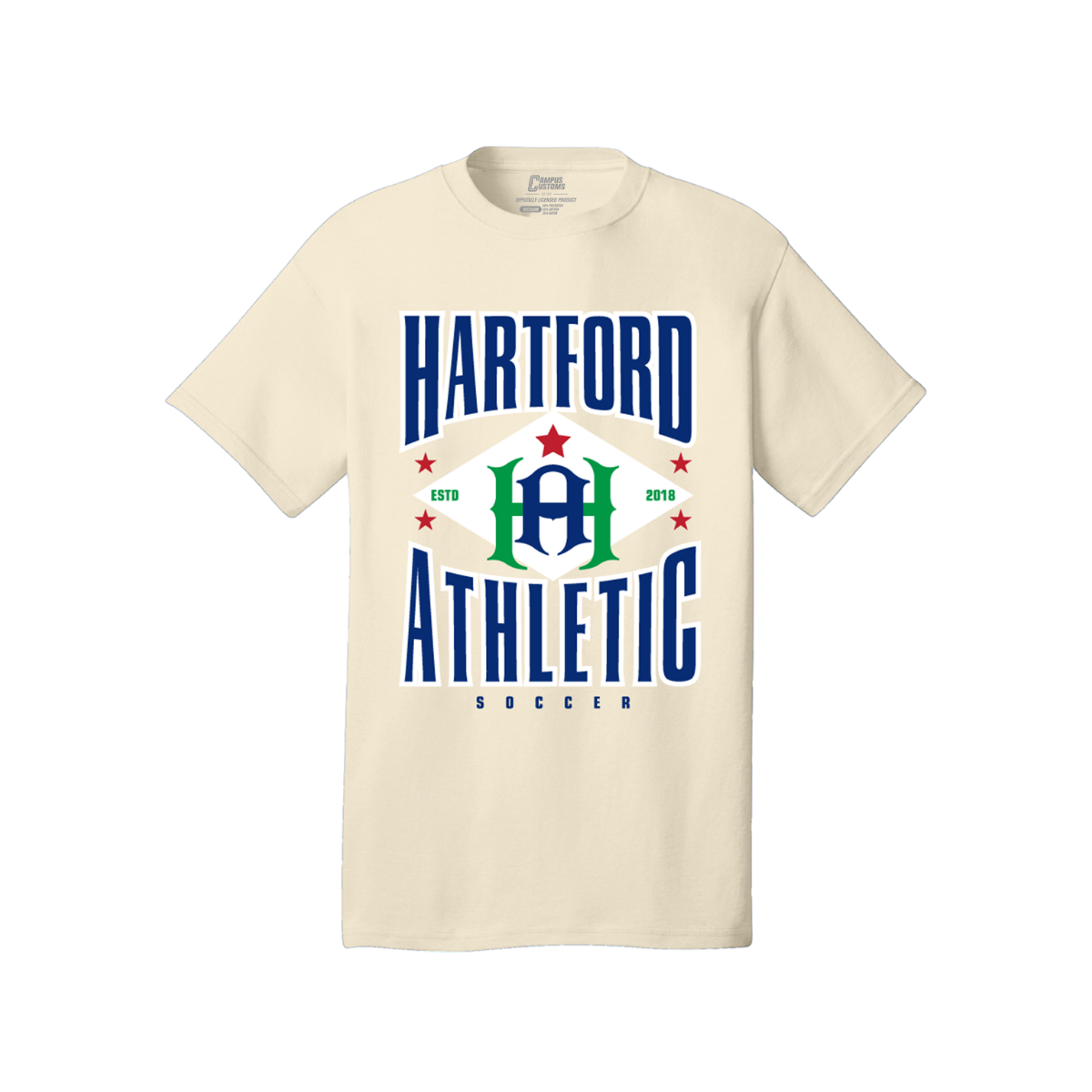 Stars and Crest T-Shirt Natural