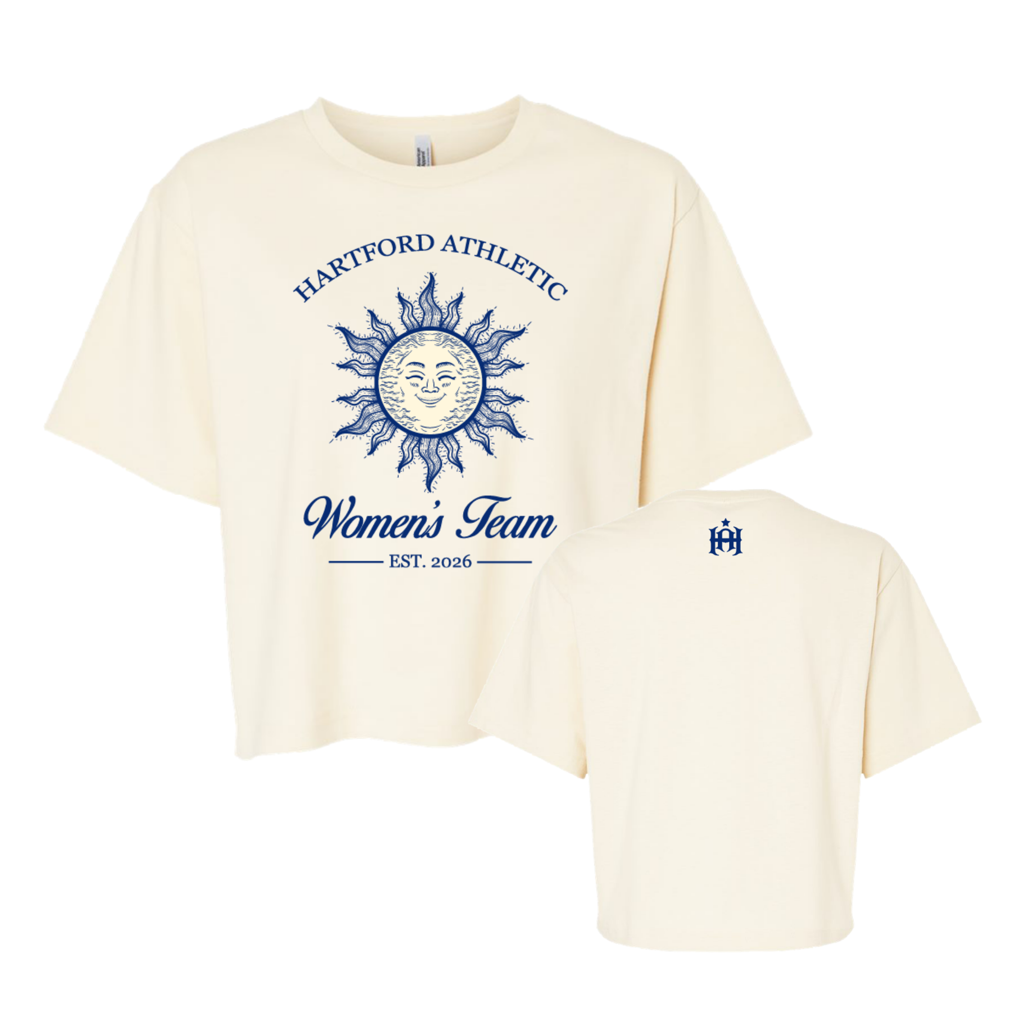 Womens Hartford Athletic Sunburst Boxy T-Shirt